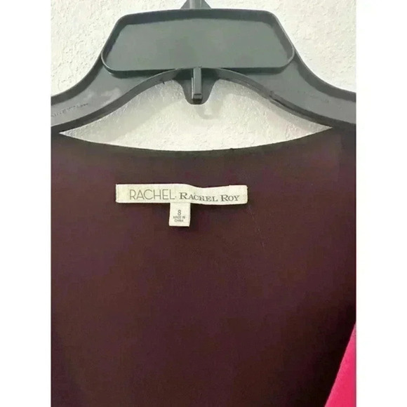 Rachel by Rachel Roy satin pink shorts jumpsuit size 8 - Picture 3 of 4